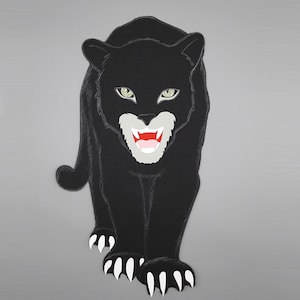 PANTHER MOTIV für die Schultüte aus Fotokarton 34x18,6 cm
