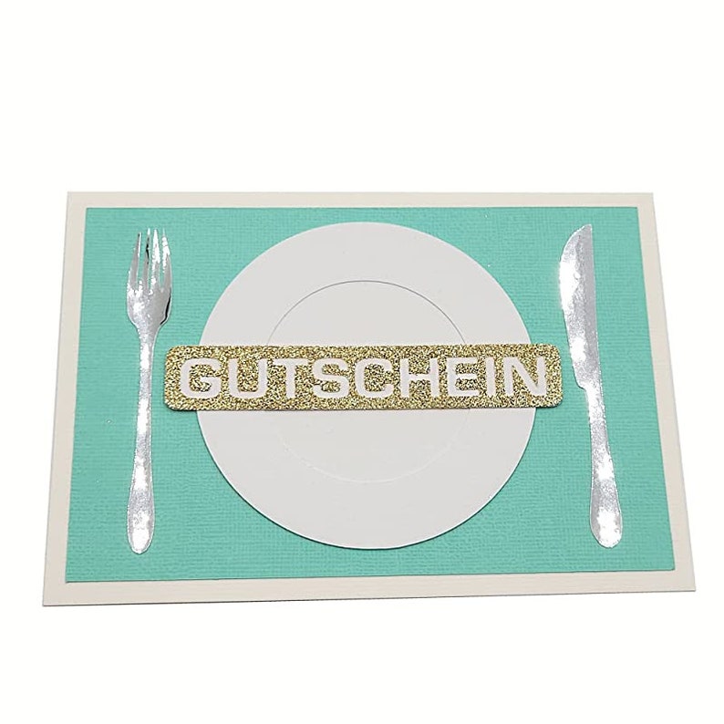 VOUCHER Go Eat Card Gift Card Cutlery Give Away Crockery Etsy