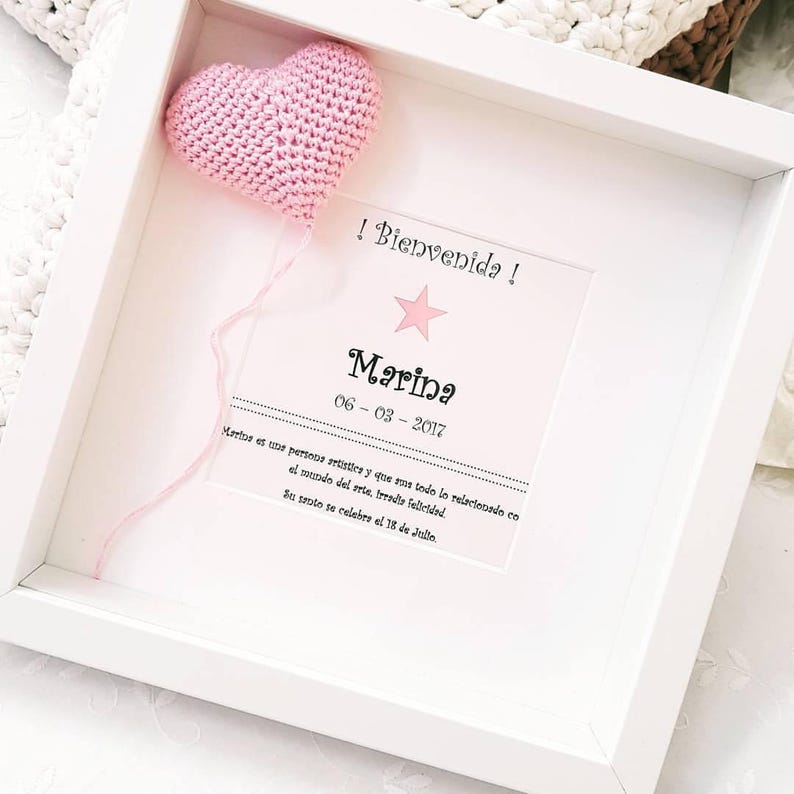 personalised baby wall art