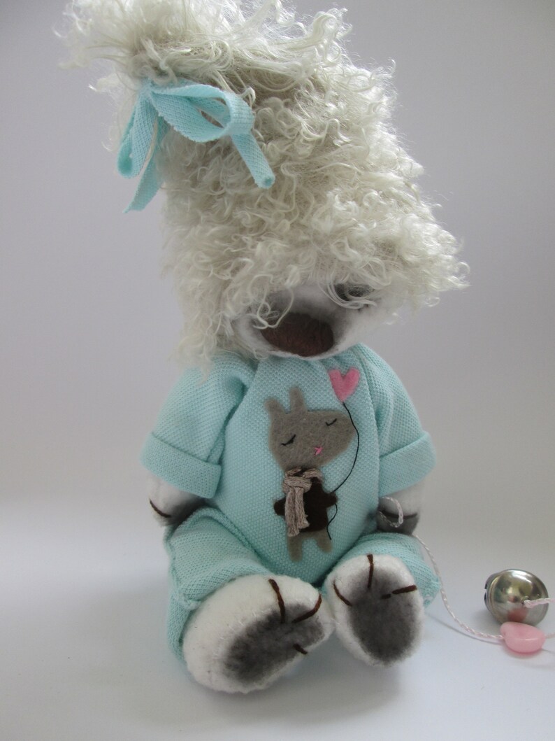 bear handmade bear in hat bear in clothes sleeping bear teddy interior toy for decorating a house teddy bear artist teddy bear teddy bears