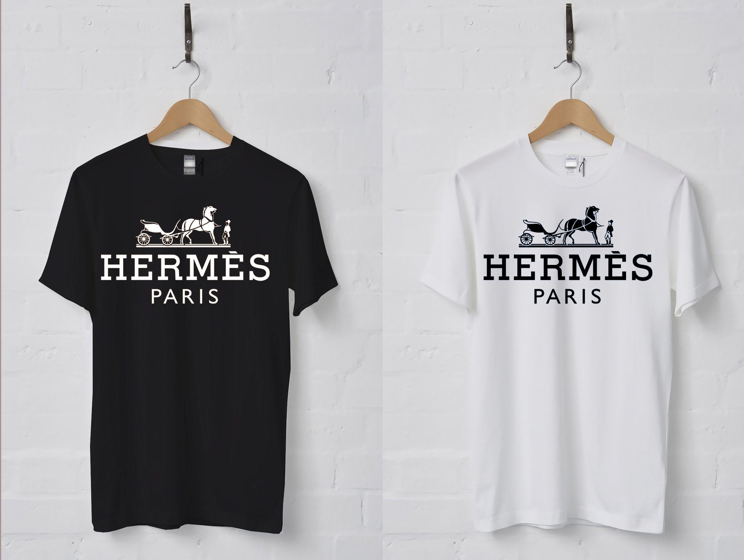 Hermes Paris Logo T-shirt Short-Sleeve Unisex T-Shirt Unisex | Etsy