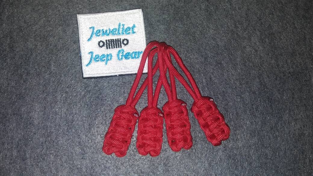 Jeep Soft Top Zipper Pulls Set of 4 Etsy