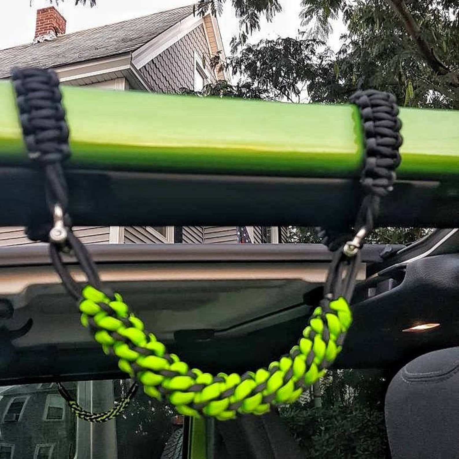 Jeep JL Paracord Grab Handles Front and Rear bolt in Rear Etsy