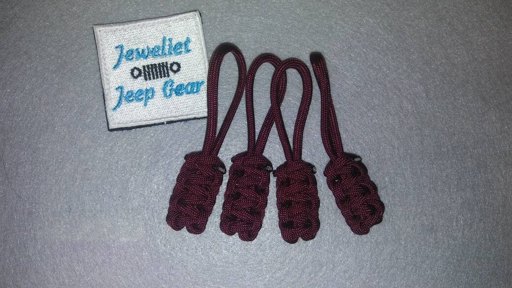 Jeep Soft Top Zipper Pulls Set of 4 Etsy