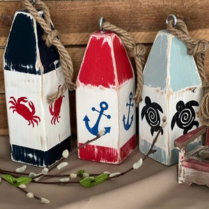 Coastal Decal Buoy -Lobster Buoy- Nautical Décor - Beach House Décor