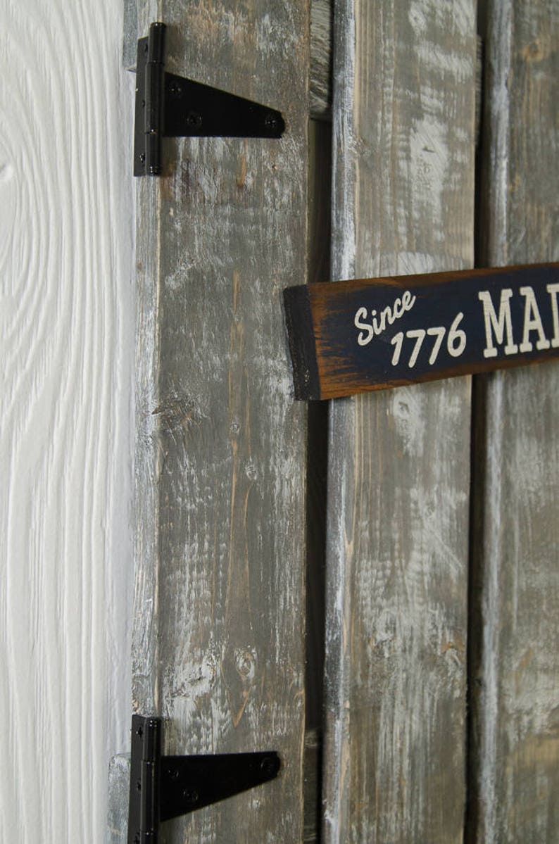 Rustic decor Farmhouse Decor Picket Fence Gate Wall Decor Etsy