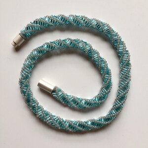 Pearl necklace &quot;Glacier Blue&quot;