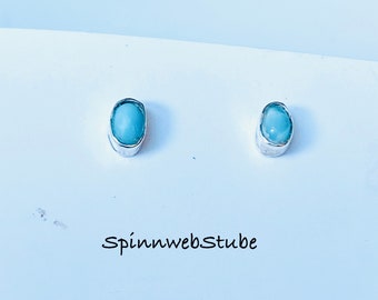 Ohrstecker aus Silber „Larimar“