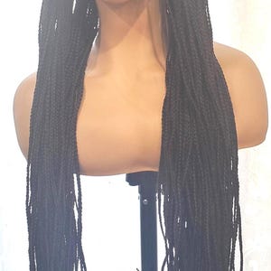 Ready to ship Long  Braided Wig – Knotless Box Braids  – Full Lace Wig