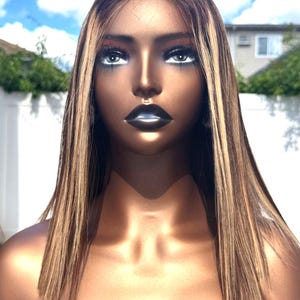 Ready to ship Piano Bob donor Lace Front Wig – Natural Hairline, human hair Soft & Voluminous