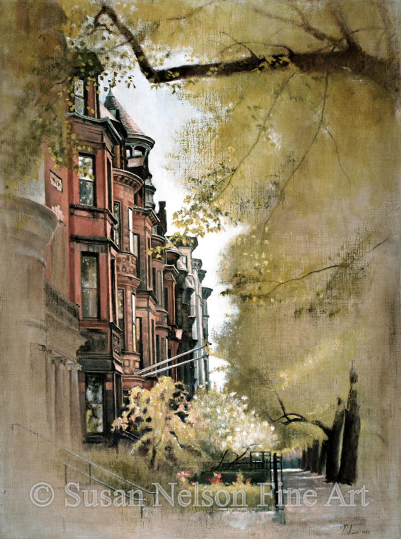 Early Spring, Commonwealth Avenue, Boston #2 - Giclée - Etsy