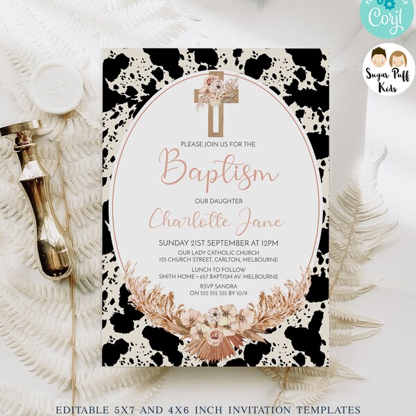 Lds Baptism Invite - Etsy