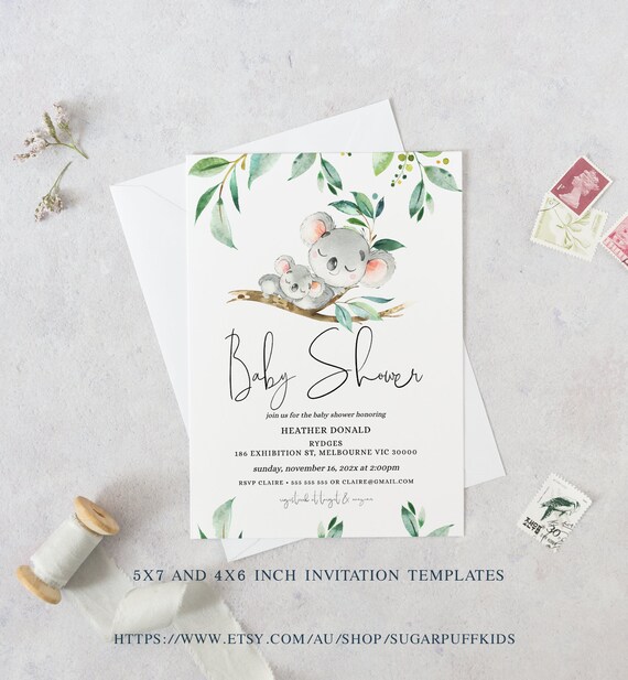 Koala Bear Baby Shower Invitations Printable Koala Bear Invite Editable Template Koala Bear Baby Shower Instant Download Koala Template By Sugar Puff Kids Catch My Party Koala Bear Baby Shower Invitations Printable Koala Bear Invite Editable Template Koala Bear Baby Shower Instant Download Koala Template By Sugar Puff Kids Catch My Party