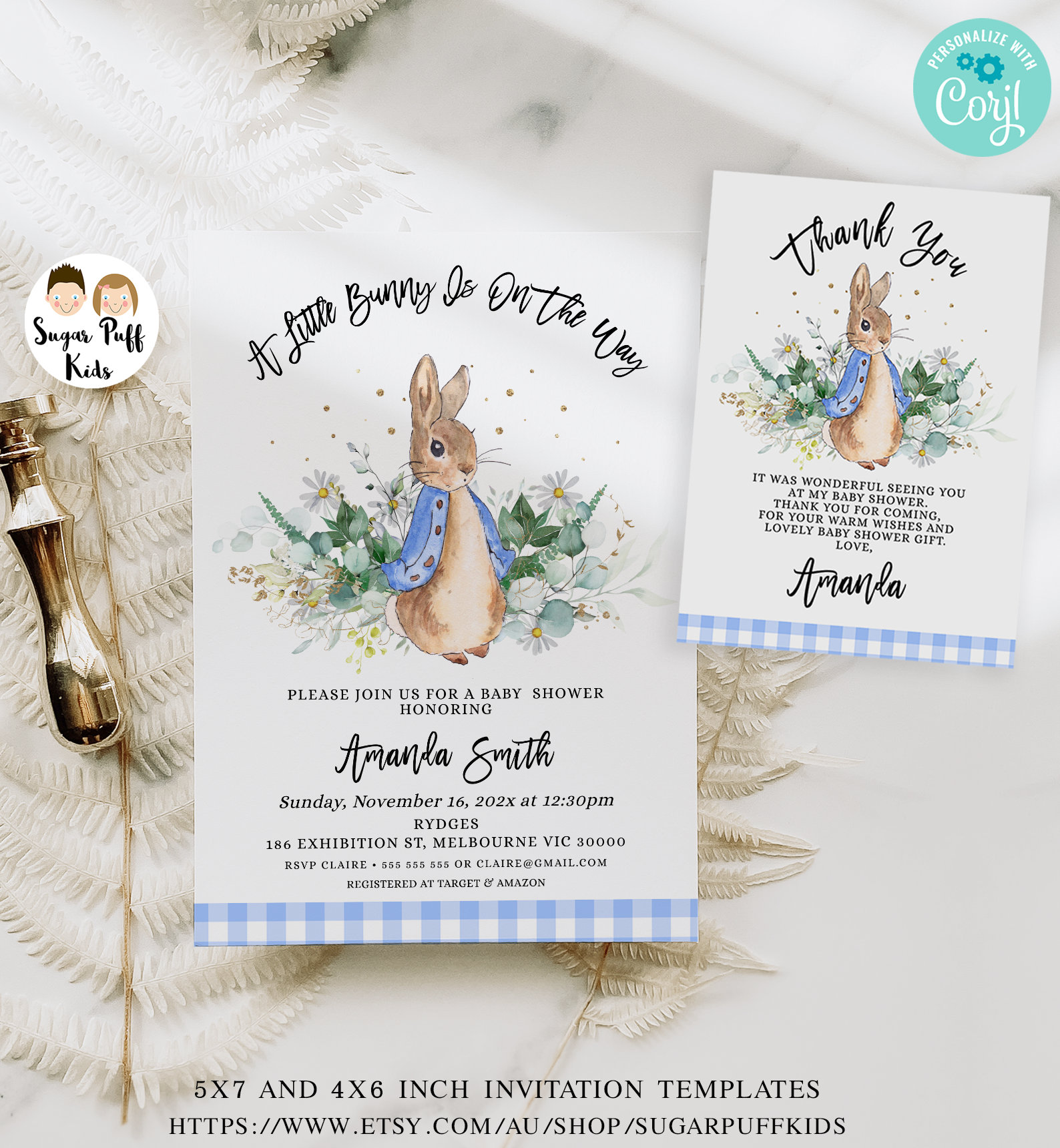 Baby Shower Games Wishes for Baby Game Peter Rabbit Shower Game Wishes for  Baby Printable Wishes for Baby Card Peter Rabbit Leaf 