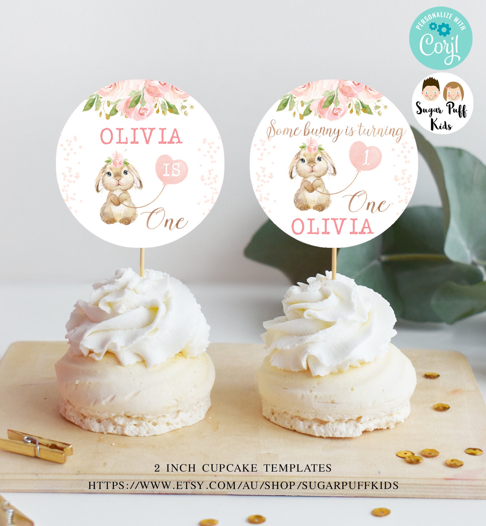 Editable Bunny Birthday Party Printables Instant Download | Etsy
