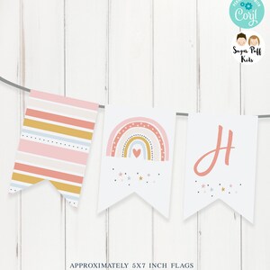 Editable Pink Rainbow Food Tent, Printable Rainbow Food Tent, Pink ...