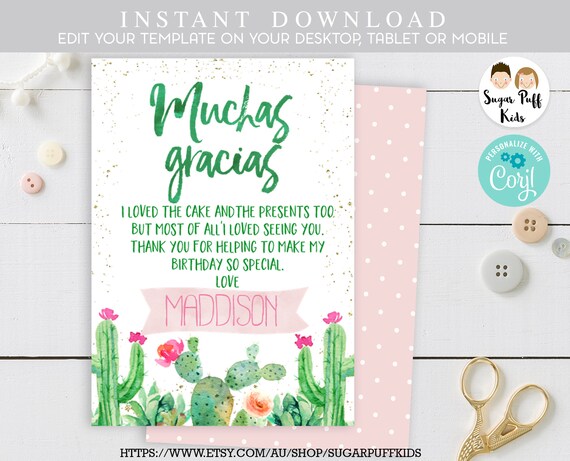 fiesta-thank-you-card-cactus-thank-you-card-instant-download-fiesta