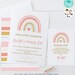 Editable Pink Rainbow Food Tent, Printable Rainbow Food Tent, Pink ...