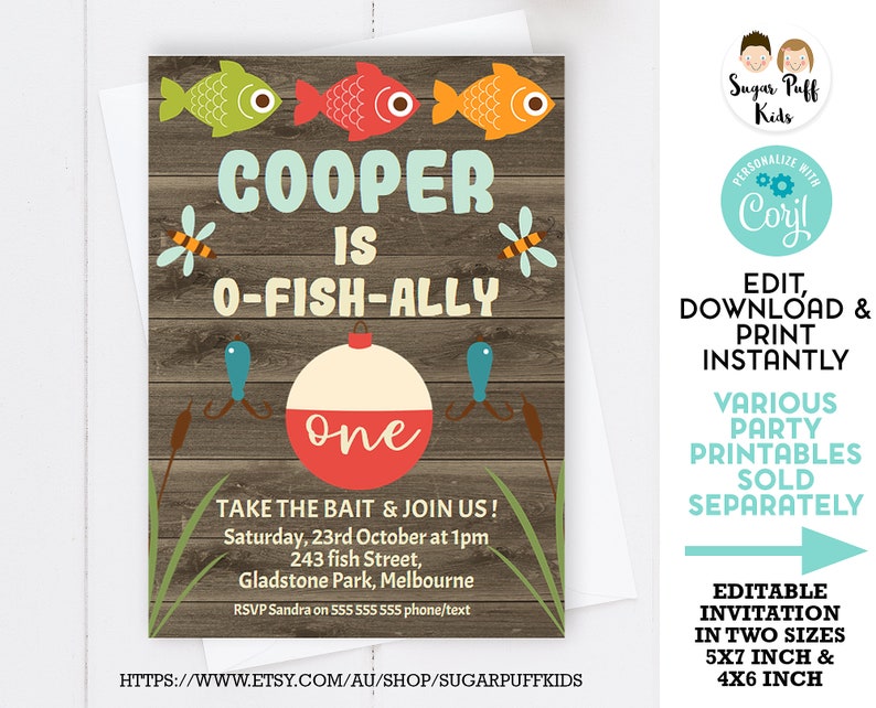 o-fish-ally-one-4x6-invited-birthday-invitation-editable-etsy