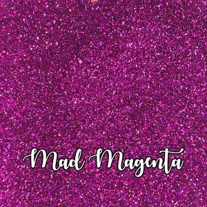 Mad Magenta Glitter | Purple-Pink Holographic Ultra-Fine Polyester | Holo, Rainbow, Reflective, Resin, Tumbler Crafting