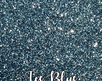 Ice Blue Glitter | Light, Pastel, Baby, Ultra-Fine Polyester | Reflective, Resin, Tumbler Crafting