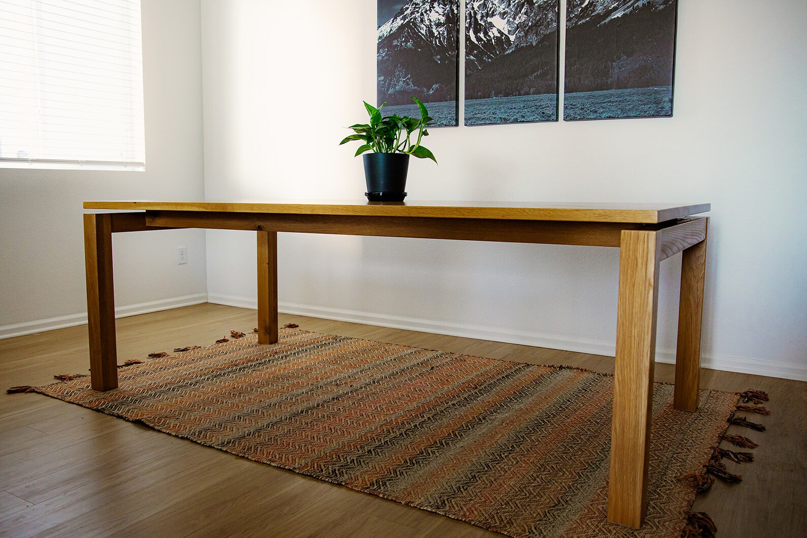 Modern Dining Table with Floating Top Etsy