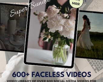 Faceless Videos Super Bundle for Social Media Reels Instagram Facebook