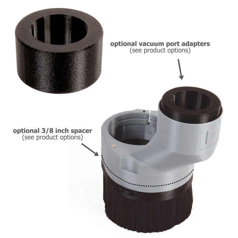 Stingray 65mm Dust Shoe, fits Makita RT0701C and RoutER11 CNC Routers: Avid, OpenBuilds, Shapeoko, X-Carve and more image 3