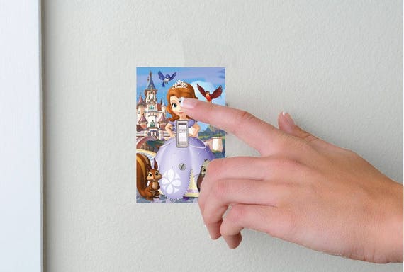 Sofia The 1st Lightswitch Cover Sofia The First Room Decor Etsy