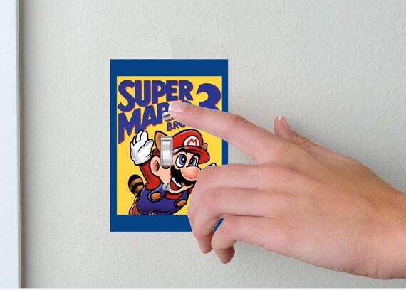 Super Mario Bros 3 Lightswitch Cover Nintendo Room Decor