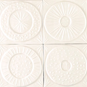 handmade wall tiles circles design