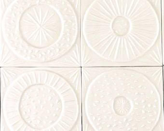 handmade wall tiles circles design