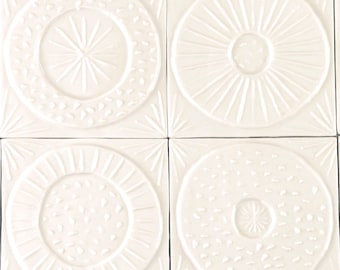 handmade wall tiles circles design