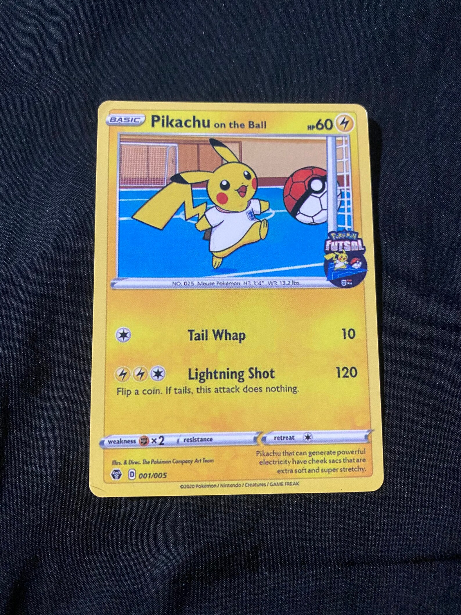 CUSTOM Pikachu on the Ball Pokémon Card Etsy