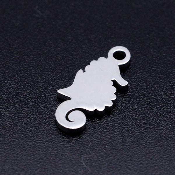 Hippocampus Stainless Steel Charms Jewellery Making Pendant Charms Finding Supplies Wholesale JA328x5