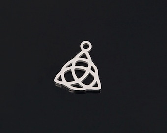 Celtic knot Stainless Steel Charms Jewellery Making Pendant Charms Finding Supplies Wholesale A225