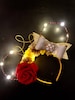 Belle mouse ears, beauty and the beast Minnie Ears, beauty and the beast ears, wire ears
