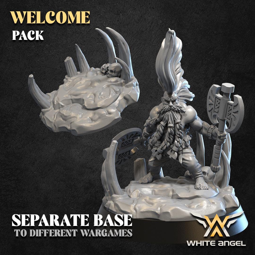 伝説のドワーフ、ドワーフ帝国、ホワイトエンジェルミニチュア - Etsy 日本