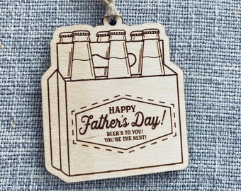 Father's Day File | Gift Card Holder Gift Tag | Beer's To You | Dad Gift | Beer Ornament | Digital Download | Laser File | Funny Dad Gift