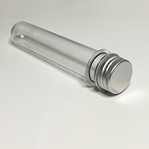 Clear Plastic Tubes with Lids | Set of 27 1.5oz Storage Vials with Caps | Empty Tubes for Crafts or Samples