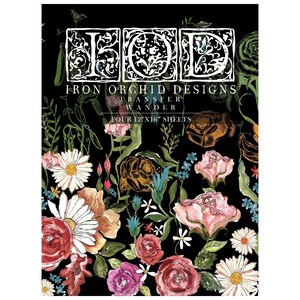 IOD Wander Decor Transfer by Iron Orchid Designs - 4 Sheet Set