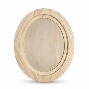 IOD Large Oval Wood Blank by Iron Orchid Designs - Double Sided