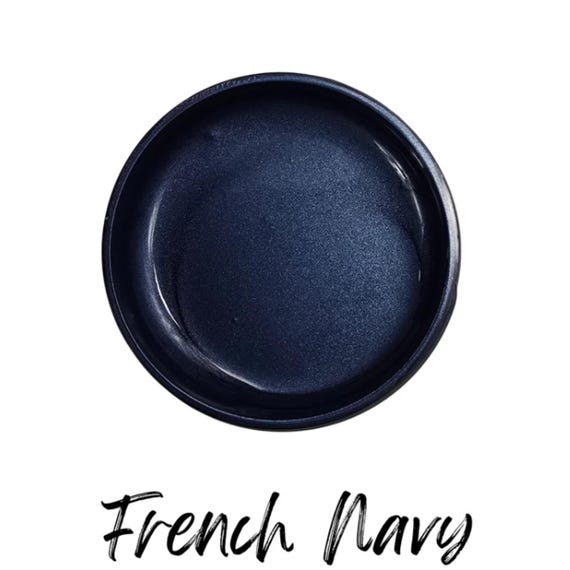 French Navy Lux Metallic Paint - Paint Couture | Smooth Satin Finish