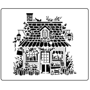 Fall Cottage Stencil - JRV - 15mil Thickness