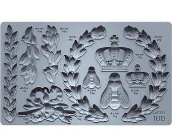 IOD Laurel Decor Mould - Iron Orchid Designs | 6x10 Silicone