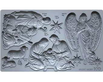 IOD Silent Night Decor Mould by Iron Orchid Designs - Winter 2026