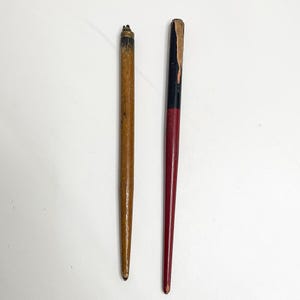 Vintage Wood Calligraphy Dip Pens – Set of 2 | Rustic Writing Tools