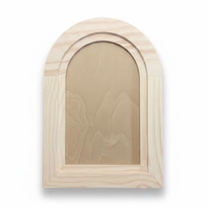 IOD Large Arched Wood Blank by Iron Orchid Designs - Double-Sided