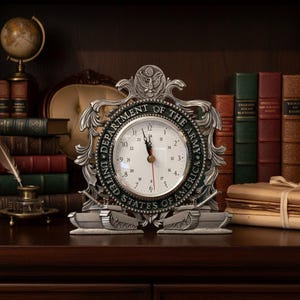 2002 Vanmark Department of Army Desk Clock | Crafted in China