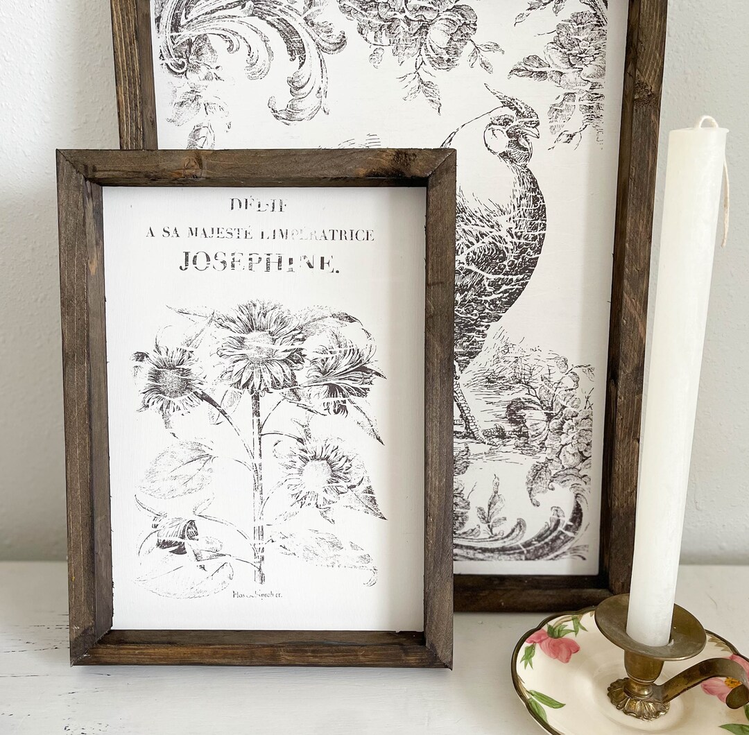 French Floral Wall Decor Etsy